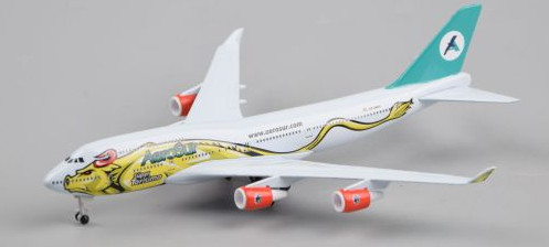 20cm B747-400 Aero Sur  Metal Plane Model Aircraft Toy