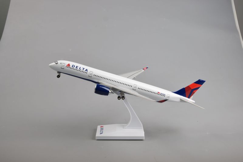 30cm a350 Delta Metal with Light Plane Model Aircraft Toy