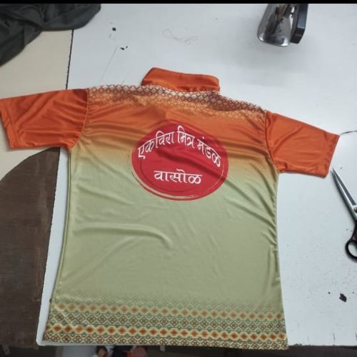 Mens Casual Wear Polyester Gradient Shirt