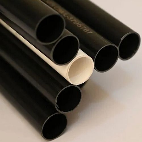Black White 6 Meter 15 Mm Electrical Rigid PVC Pipe, Shape : Round