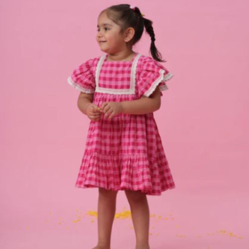 Lolas Bloom Childrens Flower Dress, Gender : Girl