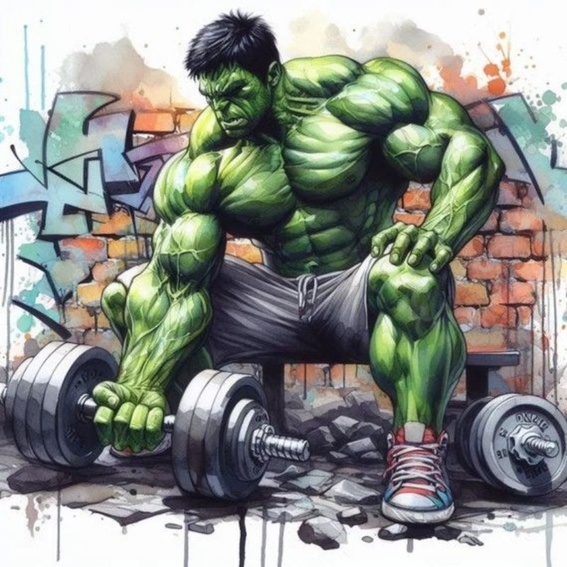 3D Gym Wall Art Painting Service