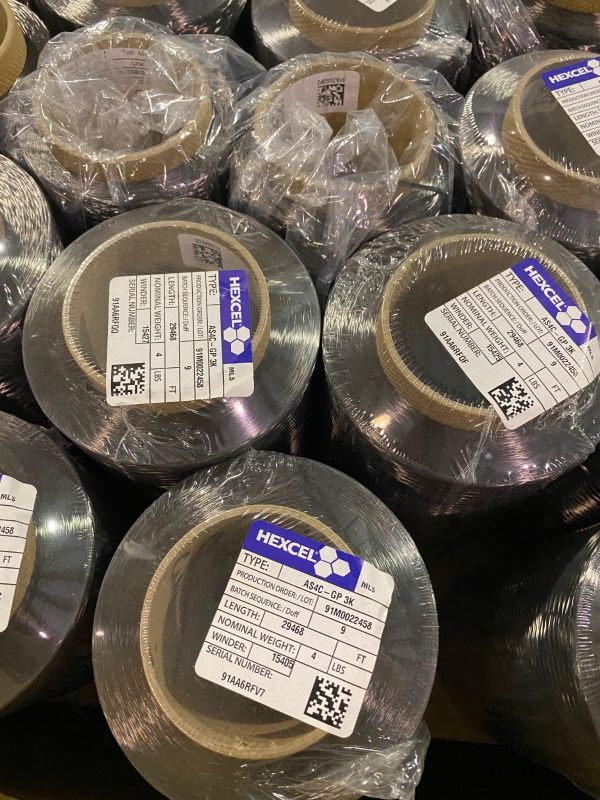 Black Carbon Fiber Roll