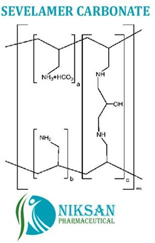 Sevelamer Carbonate, Color : White, CAS No. : 845273-93-0