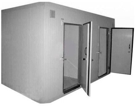 Insulated Panels Semi Automatic Cold Storage Chamber, Color : Grey