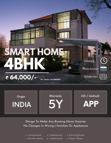 Vission 4bhk Smart Home Automation System