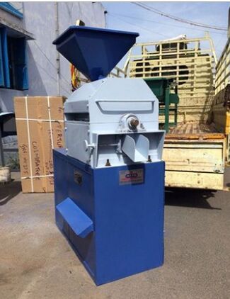 Automatic Mild Steel Grain Polisher Machine, Capacity : 3 Kg/HR