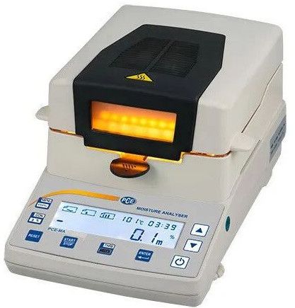 Moisture Analyzer Touch Screen Halogen Type, Display Type : Digital