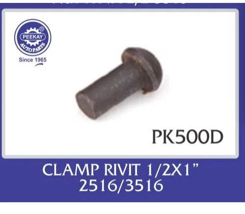 Peekay Steel Clamp Rivet, Color : Black For Truck, Spring Leafs