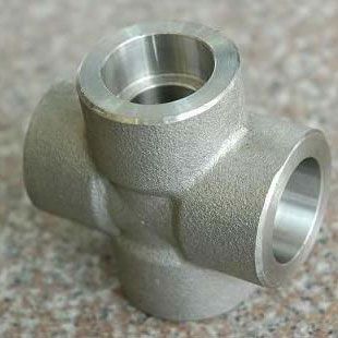 Mild Steel Socket Weld Cross Fittings, Color : Silver