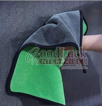 Double Color Car Wash Microfiber Towel