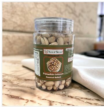 Roasted'n Salted California Pistachios Jar