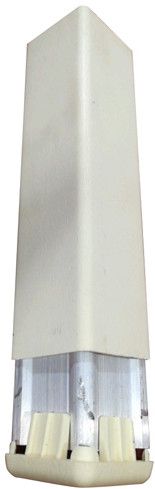 PVC & Aluminium Corner Guard 4 Feet, Packaging Type : Off-white