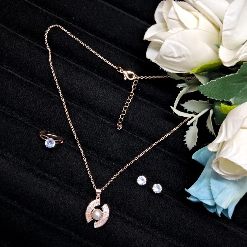 Rose Gold Jewelry Set