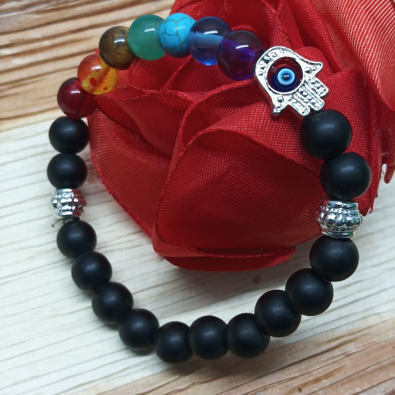 Stretchable Bead Chakra Bracelet