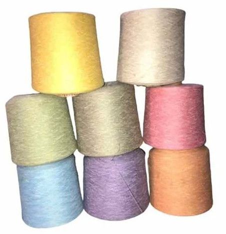 Polyester Cotton Blended Yarn, Color : Assorted for Knitting, Weaving