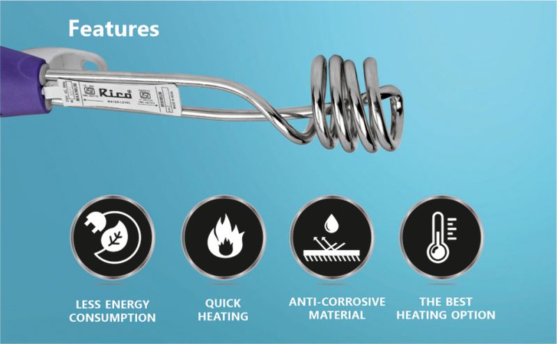 Shock* Proof Immersion Rod Water Heater 1000 Watts IR1410