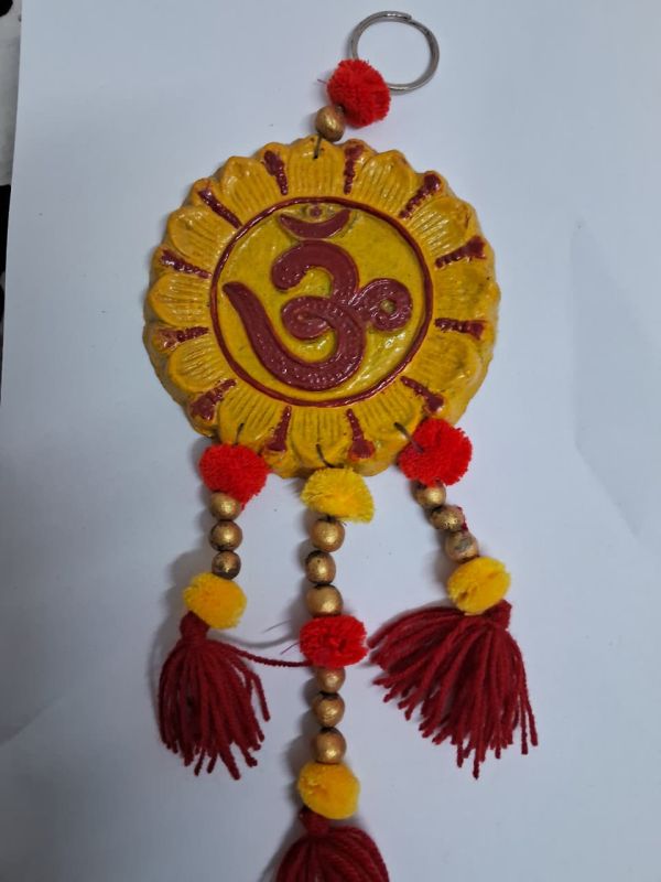 5inch eco friendly handmade cowdung om