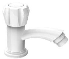 Classic Collection Ptmt Pillar Tap, Color : White