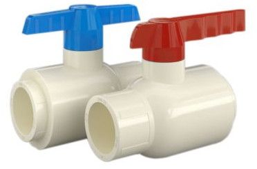 CPVC Ball Valve, Color : Red, Blue, Brand Name : Eco Prime