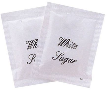 Paper Sugar Sachet White
