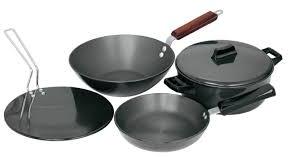 Hard anodised cookware