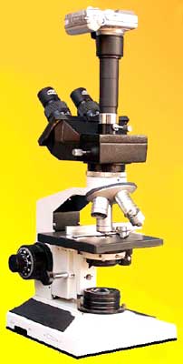 Trinocular Coaxial Microscope