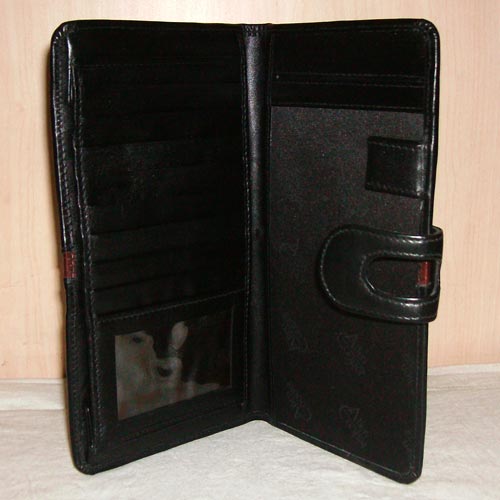 Leather Checkbook Holder