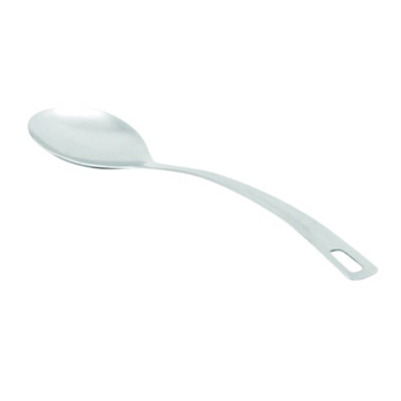 Curved Handle Solid Spoon