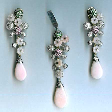 Gemstone Earrings - Gse - 018
