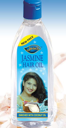 Jains Jasmine Coconut Hair Oil, Packaging Size : 100ml, 200ml, 50ml