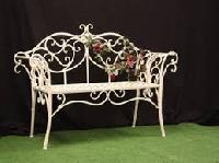 Wrought iron garden chair