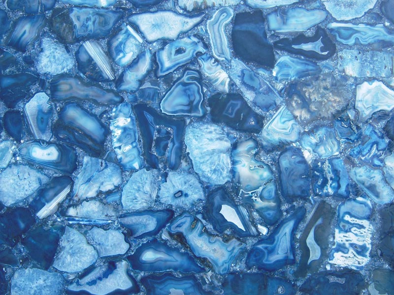 Blue Agate Stone Slab