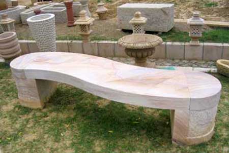 SSF-03 carved stone sofa