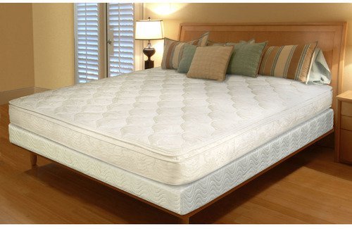 Cotton Fabric Spring Mattress, for Hotel etc., Home, Color : White