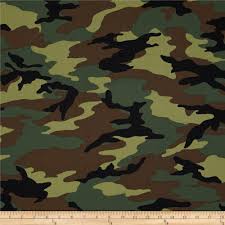 Camouflage Print Fabric