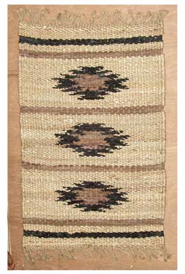 Hemp Leather Flat Weave Rugs Carpet