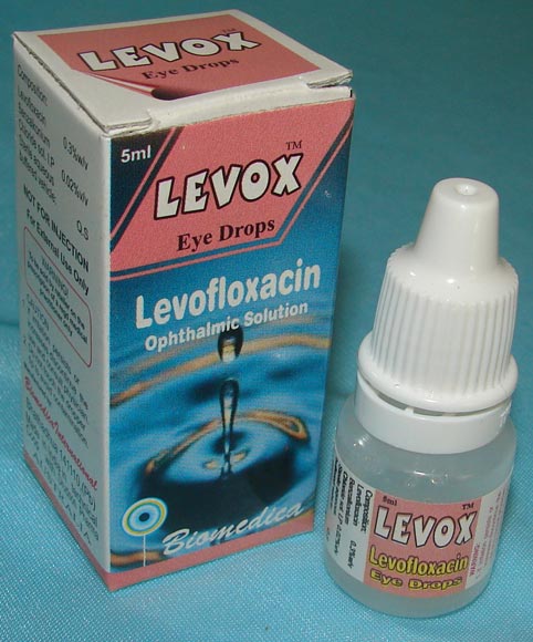 Levofloxacin 0.3%   Lomyfloxacin 0.3% Eye Drops