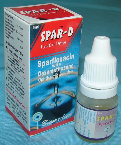 Sparfloxacin Dexamethasone Eye Drops