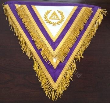 CRYPTIC RITE ROYAL & SELECT COUNCIL APRONS WITH FRINGE
