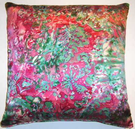 silk charmeuse pillow cover