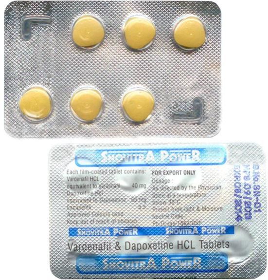Snovitra Power (Vardenafil With Dapoxetine)