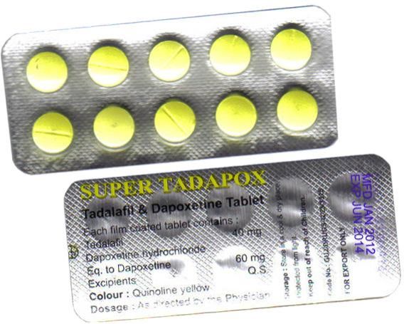 Super Tadapox (Tadalafil 40mg & Dapoxetine 60mg)