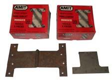 Amit Best Steel Parliament Hinges, for Cabinet, Doors, Drawer, Window, Length : 2inch