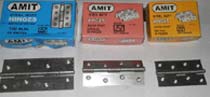 Rectangular Polished Amit Steel Butt Hinges, for Industrial Use, Certification : ISI Certified