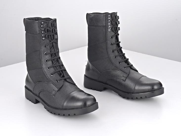 Metrogue Ordinance Pattern Boots, Color : Black