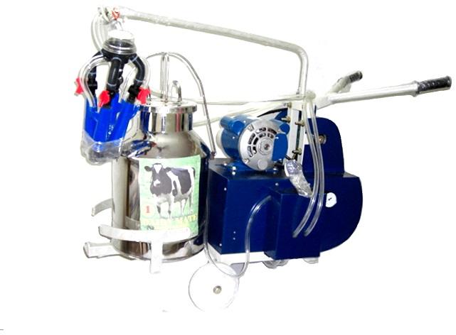 Electric Motor Operated Single Bucket Milking Machine