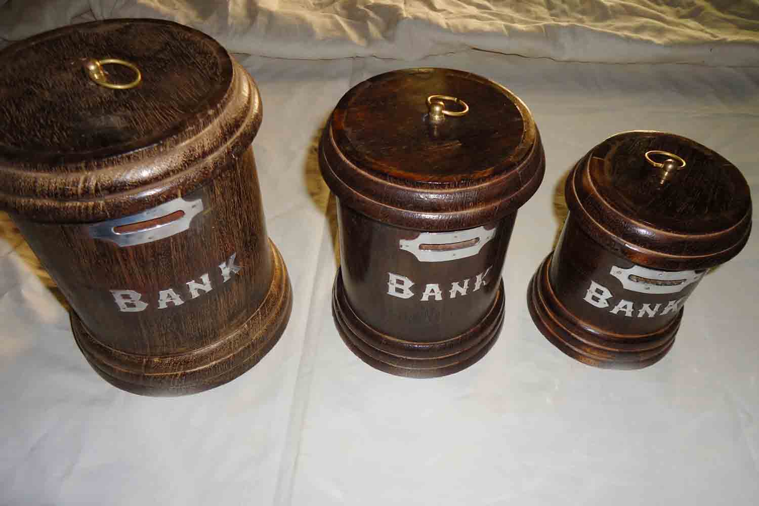 wooden banks