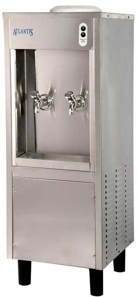 100-200kg Stainless Steel Water Cooler, Color : Silver