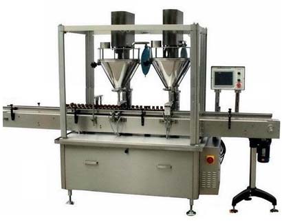 Double Head Dry Syrup Powder Filling Machine